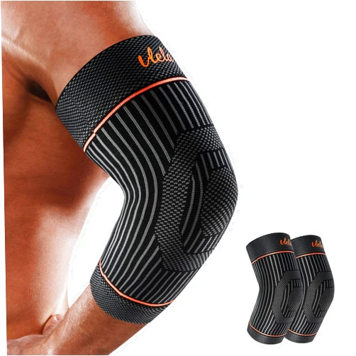Vlela Tennis Elbow Sleeve,Elbow Compression Sleeve, Elbow Brace For Tendonitis and Tennis Elbow,Golfers, Arthritis, Bursitis. Elbow Pain Relief,Weightlifting, Fit for Men & Women