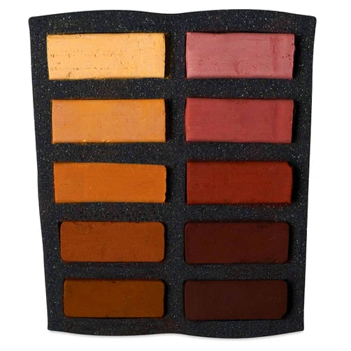Art Spectrum Extra Soft Square Pastels - Australian Earths, Set of 10