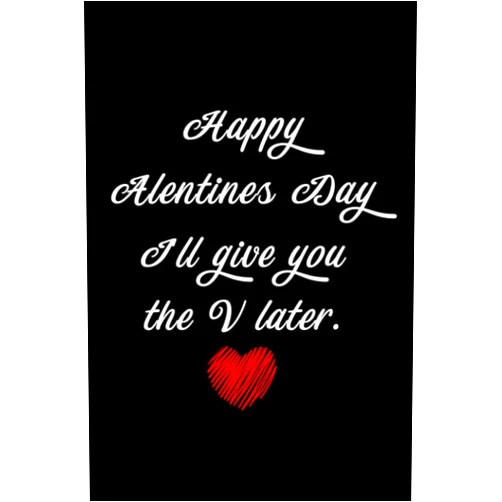 Gift from her Happy Alentines Day. I'll give you the V later.: Funny Valentine's Day journal gift for Him Boyfriend Husband Fiance From Girlfriend Wife Her, Naughty Love Valentines notebook,120 Pages 6