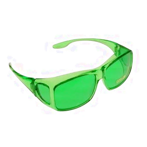 BioWaves Color Therapy Glasses Fits Over Prescription Glasses (Green)