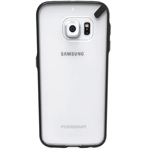 PureGear Slim Shell Case for Samsung Galaxy S6 - Clear/Black