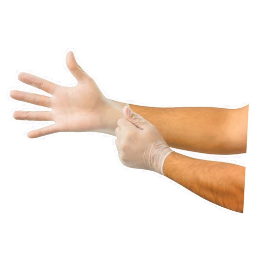 Ansell Microflex Derma Free DF-850 Disposable Smooth Vinyl Gloves