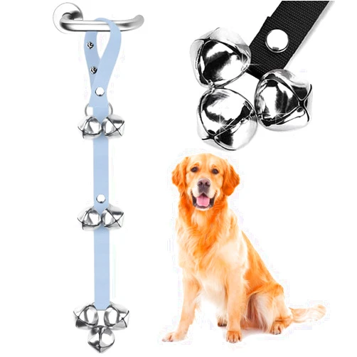 BLUETREE Dog Doorbells Premium Quality Training Potty Great Dog Bells Adjustable Door Bell Dog Bells for Potty Training Your Puppy The Easy Way - 7 Extra Large Loud 1.4 DoorBells