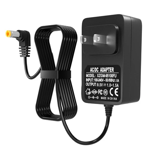 XZGm 9.5V Power Supply Charger for Casio ADE95100LU Casio Piano Keyboard SA76 SA77 SA46 CTK-2080 CTK-2550 CTK-3200 Piano Keyboard Replacement