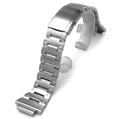 Korlexchi Quick-release Strap Replacement Metal Watch Band Compatible With Casio For G-SHOCK GM5600 GM-5600B Stainless Steel Watchband