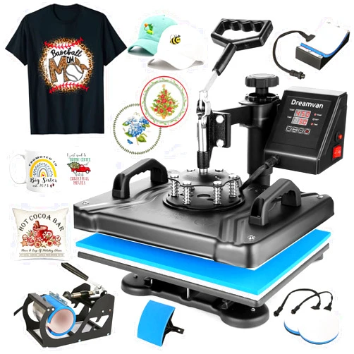 WOOKRAYS 5 in 1 Heat Press Machine 15