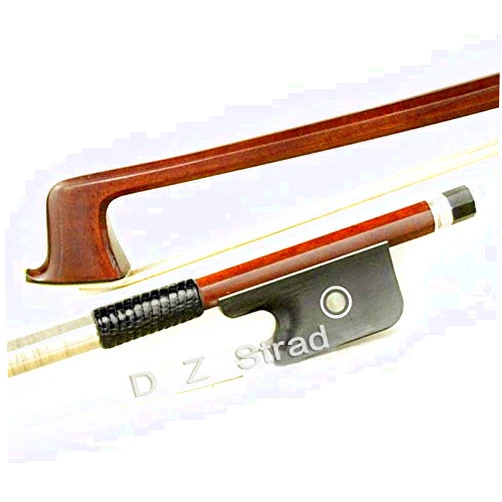 D Z Strad Cello Bow with Ebony Frog for Advanced Player (4/4 - Pernambuco) 4/4 - Pernambuco Bow