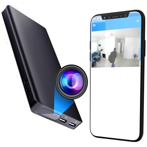JUSTSTONE Wireless WiFi Battery Camera with 128GB, Smallest Portable Vdeo HD1080P Security Camera,Baby Monitor with Night Vision,Motion Detection,Storage,Remote Viewing for Security with APP