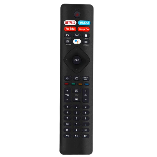 UNOCAR 2022 New NH800UP RF402A-V14 RF402AV14 Voice Remote Control Compatible with Philips Android 4K Ultra HD Smart LED TV Replacement Controller with Netflix Vudu YouTube Googleplay Buttons F7A 65PFL5504F7