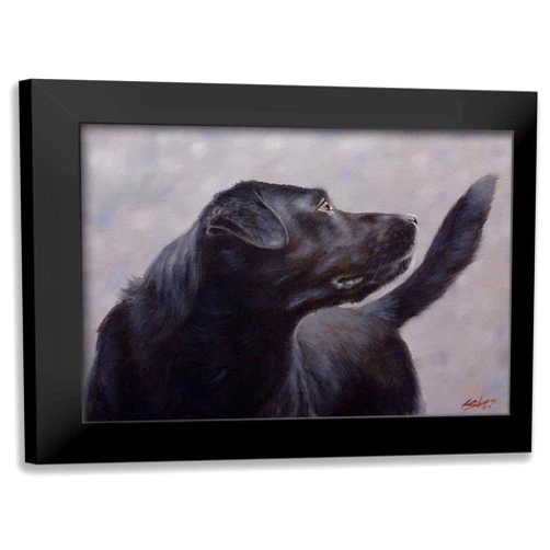 ArtDirect - Silver, John 24x19 Black Modern Framed Art Print Titled: D070