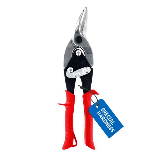 Midwest Snips MIDWEST Special Hardness Aviation Snip - Left Cut Regular Stainless Steel Cutting Shears, Made in the USA - MWT-SS6716L