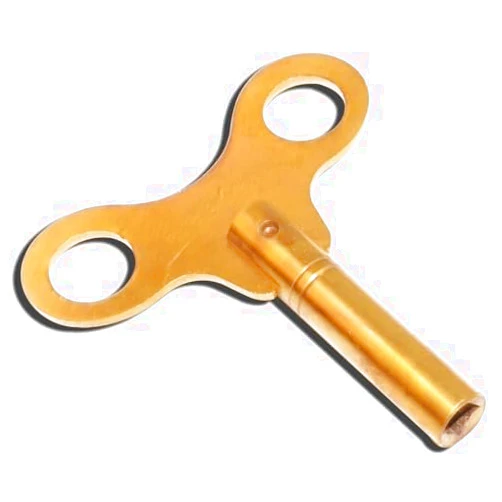 TAURISH Key for Clock Winding Mechanical Clock Crank Winder Key Tool Brass Made (Key No. 10-4.75mm I.D.)