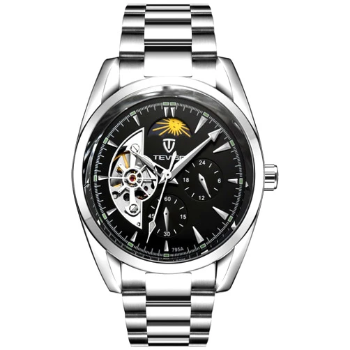 TEVISE Multi-Functional Business Casual Steel Strap Men's Watch Waterproof Mechanical Watch