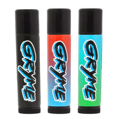 GRYME Lip Balm Set | 3-Pack | Ultra-Hydrating Lip Moisturizer | Natural with Shea Butter, Aloe & Vitamin E | For Kids, Teens, Women and Men