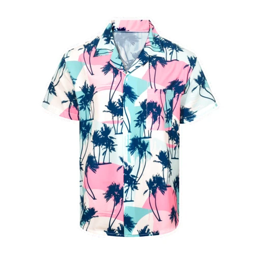 CASELAND Mens Hawaiian Shirt Short Sleeve Button Down Beach Shirts Casual Floral Summer Tropical Shirts