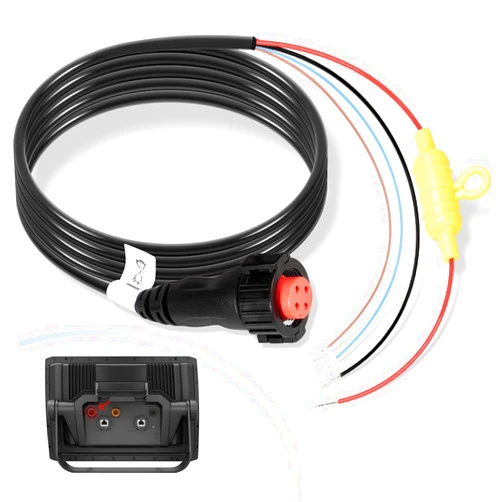 Zymurgoes 010-12938-00 Power Cable(4-Pin) for Garmin EchoMAP Ultra 2 102sv, 106sv, 122sv, 126sv 10” & 12” Chartplotter/Sounder Combo