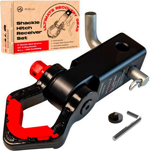 MiolleGear Shackle Hitch Receiver (Fits 2