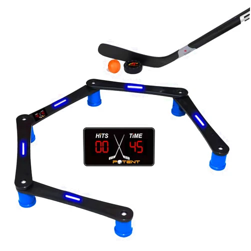 Potent Hockey Digital Stickhandling Trainer - Ultimate Hockey Puck Handling Trainer for Enhanced Hockey Skills Competition Performance | Premium Stickhandling Trainer for All Skill Levels
