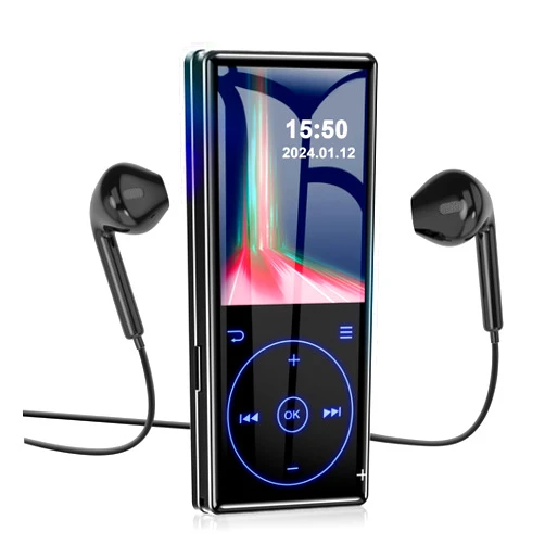 Gracioso 96GB MP3 Player with Bluetooth 5.0: Portable Lossless Sound Music Player with HD Speaker,2.4