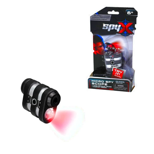 SpyX Micro Spy Scope - Powerful Mini Monocular with Light. Spy Toy. See Things from far Away! Perfect Addition for Your spy Gear Collection!