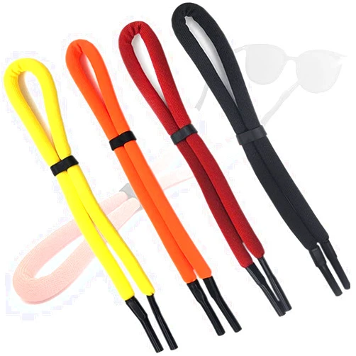Whale Floating Sunglasses Strap, 4Pcs Adjustable Eyewear Retainer Long Anti-Lost Foam Eyeglass Strap Sunglasses Lanyards