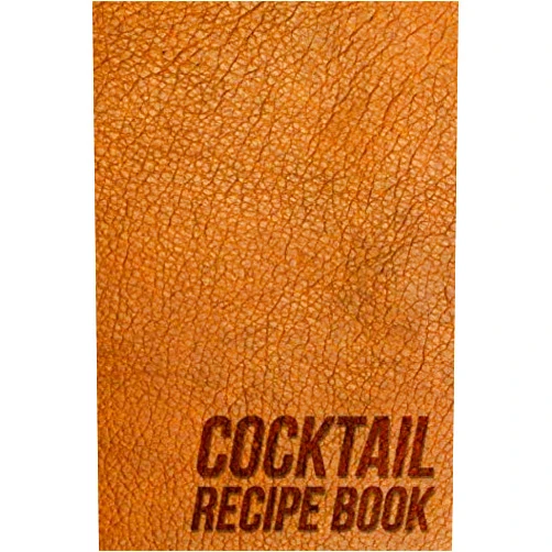 Mixo Edition Cocktail Recipe Book: Recipe & Tasting Journal, Mixology Notebook Journal Record To Write & Fill In, Leather style 6