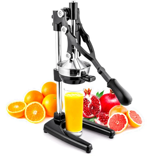 Zulay Kitchen Zulay Extra Tall Citrus Press Manual Juicer - Manual Orange Juice Squeezer, Fits Tumblers, Tall Glasses and Cups - Fruit Press & Juice Press, Juice Presser Machine & Citrus Juicer Manual