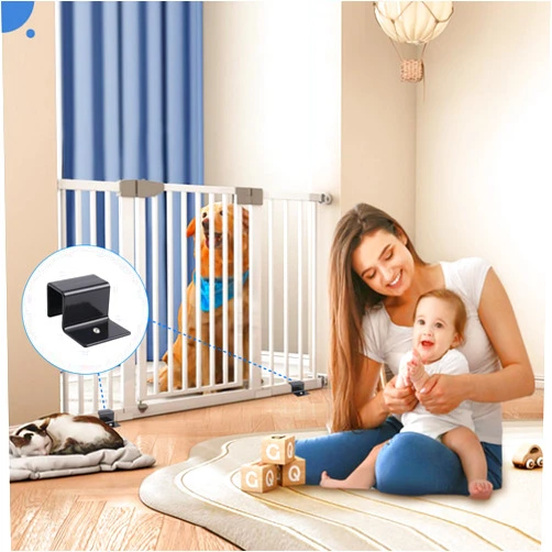 Yohong Baby Gate Floor Anchor Stabilizer Reinforcement Accessories, Support Feet Protecter for Pet Gate, Set of 4 Pcs, Design for 0.78 inches Thickness, Good Choice for Reinforcing Dog Gate