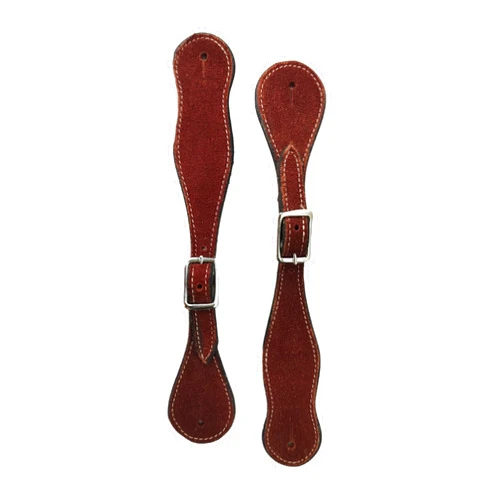 WEMBILS Leather Youth Spur Straps Adjustable Pair Ply Durable and Stylish Men's and Women's Spur