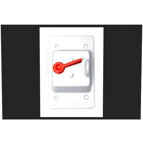 Sigma Electric Rectangle Plastic 1 Gang Toggle Switch Cover for Wet Locations