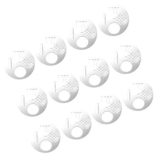 Voefig 12Pcs Bee Hive Box Entrance Gates，Round Stainless Steel Bee Hive Entrance Disk Gate，Beekeeping Supplies Beehive Kits (Small)