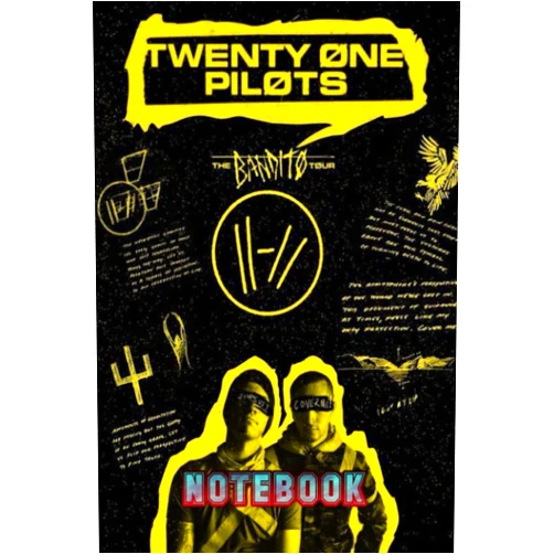 Hollozway Merds Notebook : Twenty One Pilots Notebook for School, College, Boys, Girls, Teenagers, Thankgiving Notebook For Writing and Taking Notes #423