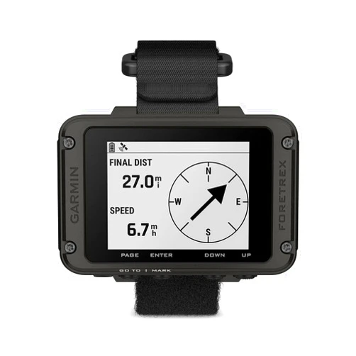 Garmin Foretrex 801, Wrist-Mounted GPS Navigation with Strap, Upgraded Multi-Band GNSS, Longer Battery Life