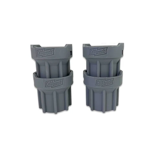 Coldbreak CLPRCAP-Gry Coupler Cleaning Caps, 4 Pack, D & S, Grey