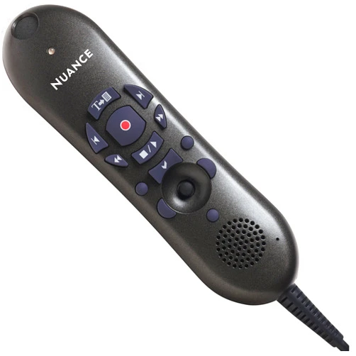Nuance Dragon Nuance 0POWM2N-004 PowerMic II Speech Recognition Hand Microphone with Cradle, Designed for Enhanced Physician Productivity, USB Connectivity, Noise-Cancellation Technology