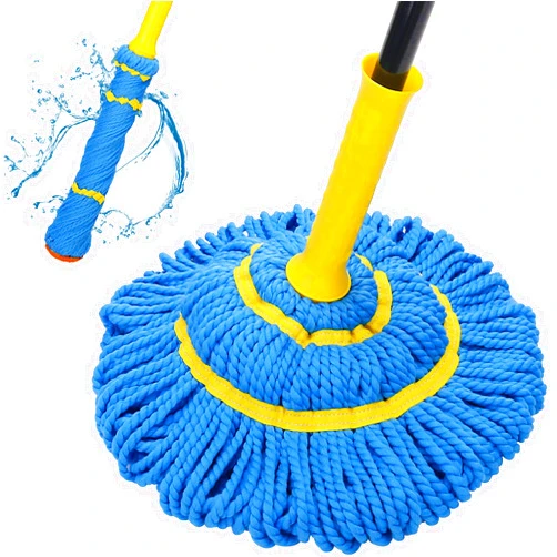 KeFanta Self-Wringing Twist Mops for Floor Cleaning, Microfiber Floor mop with 57 