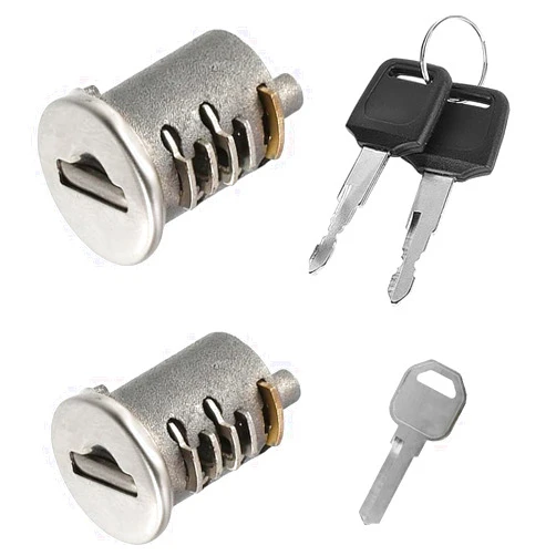 Poeihv 2 Pack Lock Cores for Yakima SKS Car Roof Rack System Components, Lock Cylinders Compatible with Yakima Roof Rack Locks, Universal for All Yakima Lockable Accessories