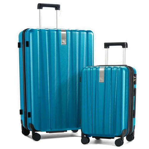 Hanke Expandable Hardshell Luggage Sets 2 Piece Extra Large Suitcases with Lock,28 Inch Luggage with Spinner Wheels, Travel Suitcase for Women Men 20 29Inch,Caribbean Blue