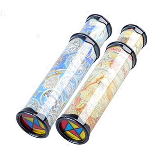 Beauy Girl 2 Pack Magic Kaleidoscope Classic Game Educational Toys,Best Birthday Gift for Children, Randomly Color