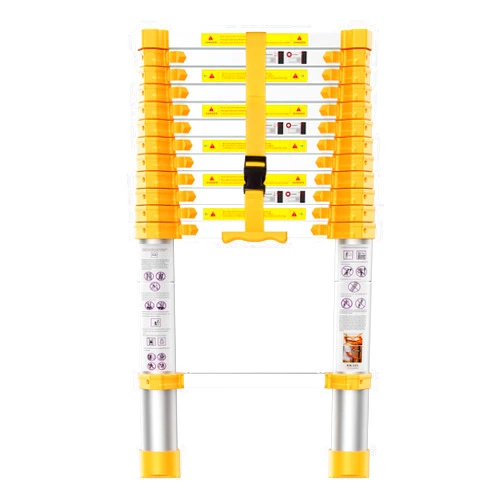BOWEITI Telescoping Extension Ladder 12.5FT Heavy Duty Upgrade,Aluminum Telescopic Ladder with Upgrade Material/Accessories
