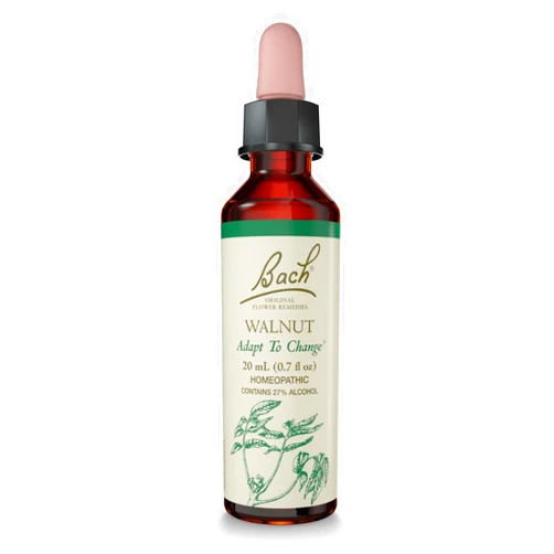 Bach Flower Remedies Bach Original Flower Remedies, Walnut - Adapt to Change - Natural Homeopathic Flower Essence for Emotional Balance - Vegan, Gluten Free, Sugar Free - 20mL Dropper