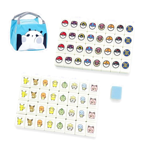 MINGAME Seaside Escape Game Tile X-Large Light Blue 65 Blocks Mahjong