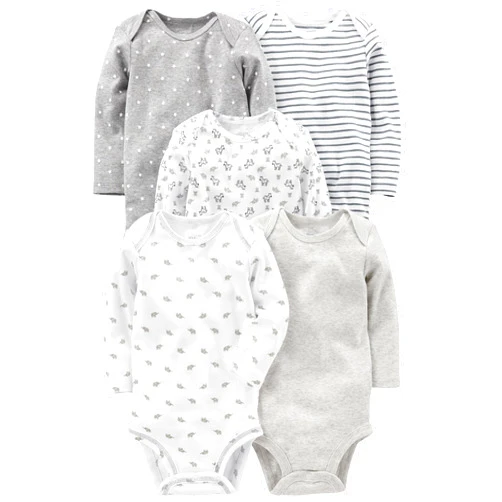 Simple Joys by Carter's unisex-baby 5-pack Long-sleeve Bodysuit