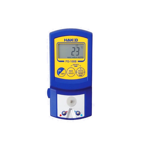 Hakko FG-100B-03 Tip Thermometer with AUTO HOLD Feature, C and F Digital Display