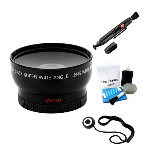 UltraPro Digital Pro Series 52mm Wide Angle/Macro Lens Bundle. Includes Wide-Angle/Macro High Definition Lens, Lens Pen Cleaner, Cap Keeper, UP Deluxe Cleaning Kit