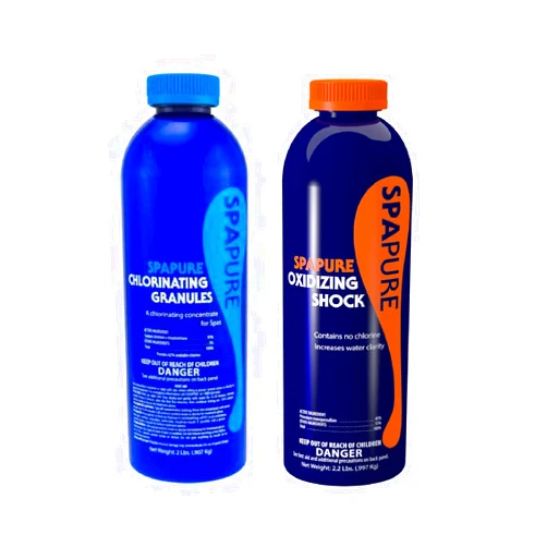 PureSpa SpaPure Granulated Chlorine 2 lb and SpaPure Oxidizing Shock 2.2 lb