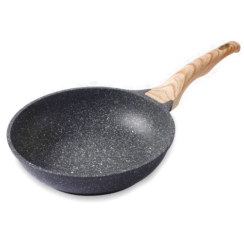 Motase 9.5 inch Nonstick Frying Pan Skillet, Granite Coating Omelette Pan, 100% PFOA free Cookware Pan, Healthy Nonstick Stone Frying Chef's Pan Skillet