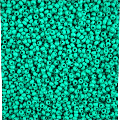 John Bead Czech Seed Beads 8/0 Terra Intensive Dark Green Matte, 500g