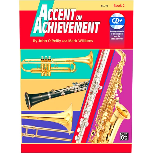 John O'Reilly,Mark Williams Accent on Achievement, Bk 2: Flute, Book & Online Audio/Software