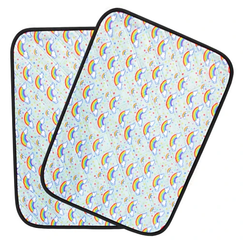 Leo IRis Washable Dog Pee Pads - 2 Pack Reusable Pee Pads for Dogs Super Absorbent, Waterproof Puppy Pads Pet Training Mat for Whelping, Incontinence, Playpen, Crate, Dog Bed